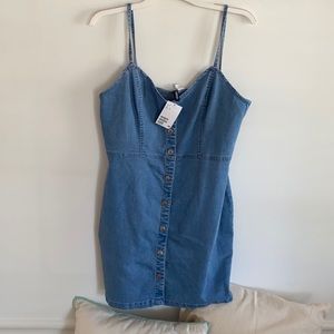 denim bodycon dress